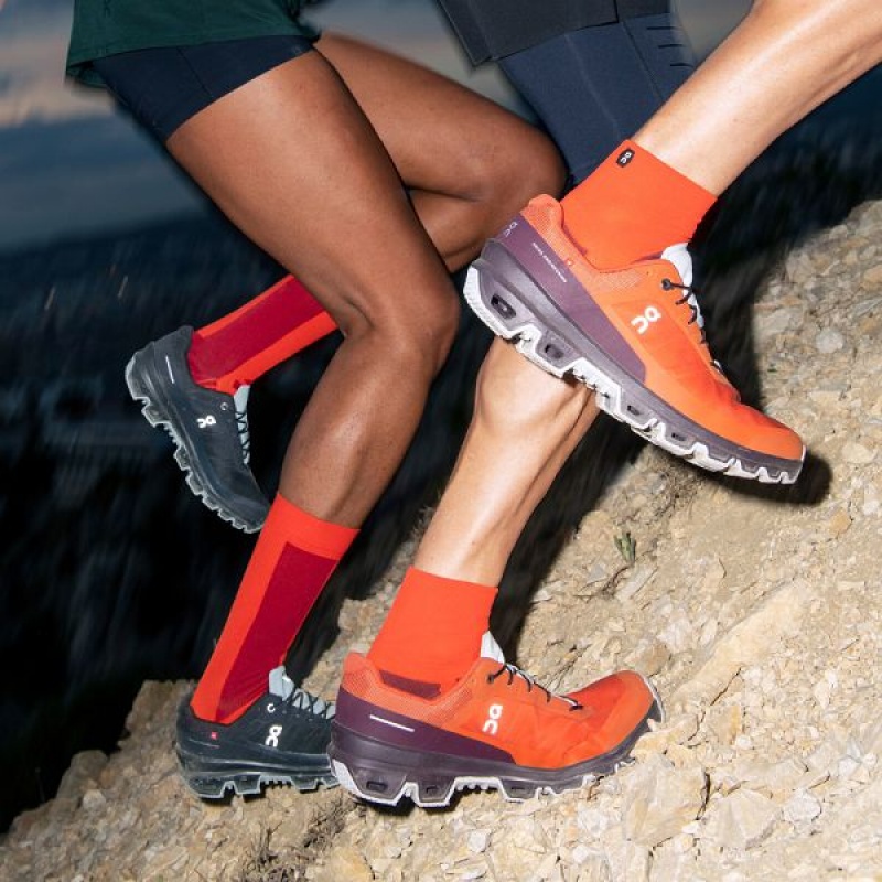 Black Women's On Running Cloudventure Hiking Shoes | 1968235_PH