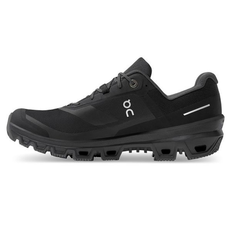 Black Women's On Running Cloudventure Waterproof Trail Running Shoes | 319478_PH