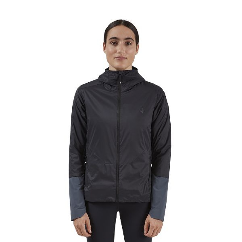 Black Women\'s On Running Insulator Jackets | 7931485_PH