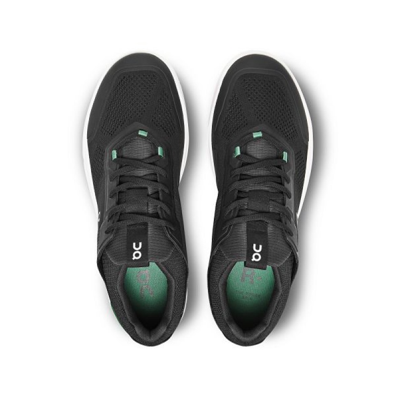 Black / Green Men's On Running THE ROGER Spin Sneakers | 7518420_PH