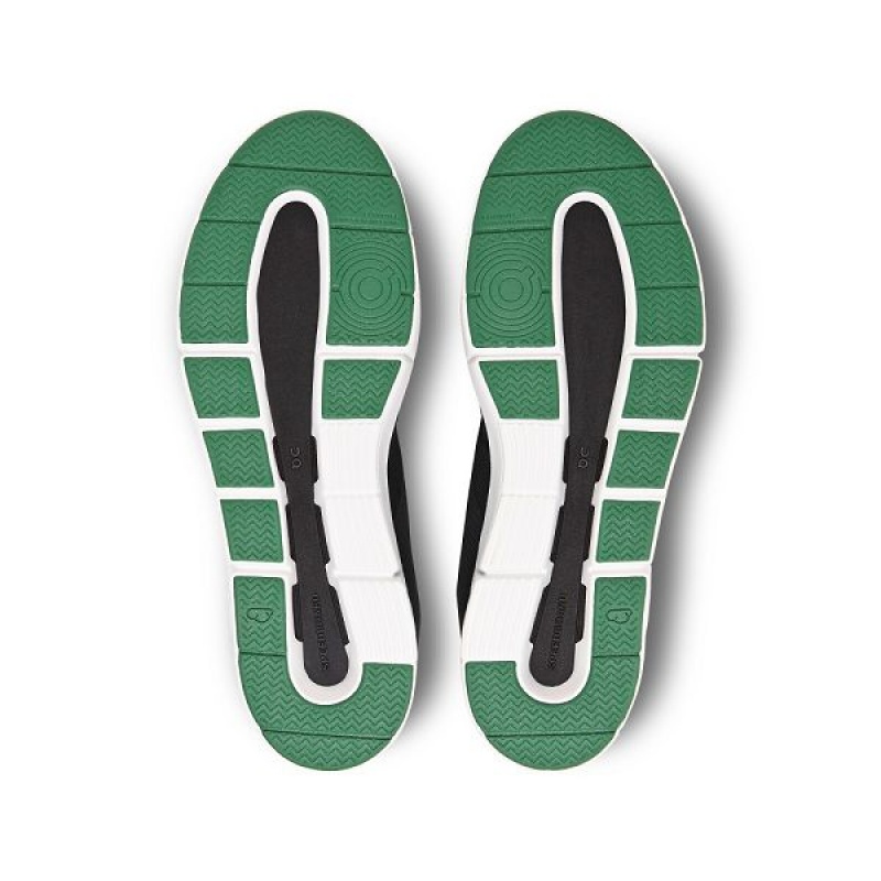 Black / Green Men's On Running THE ROGER Spin Sneakers | 7518420_PH