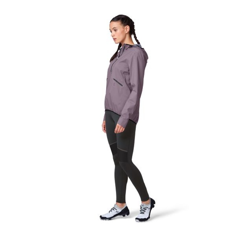 Black / Grey Women's On Running Long 1 Tights | 7690231_PH