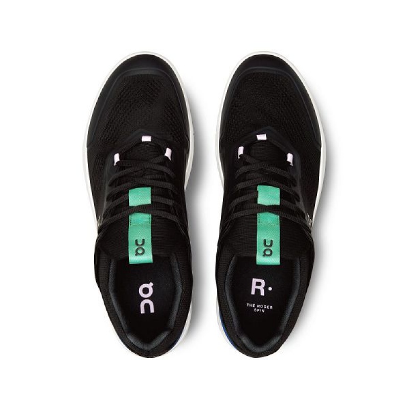 Black / Indigo Men's On Running THE ROGER Spin Sneakers | 3894617_PH