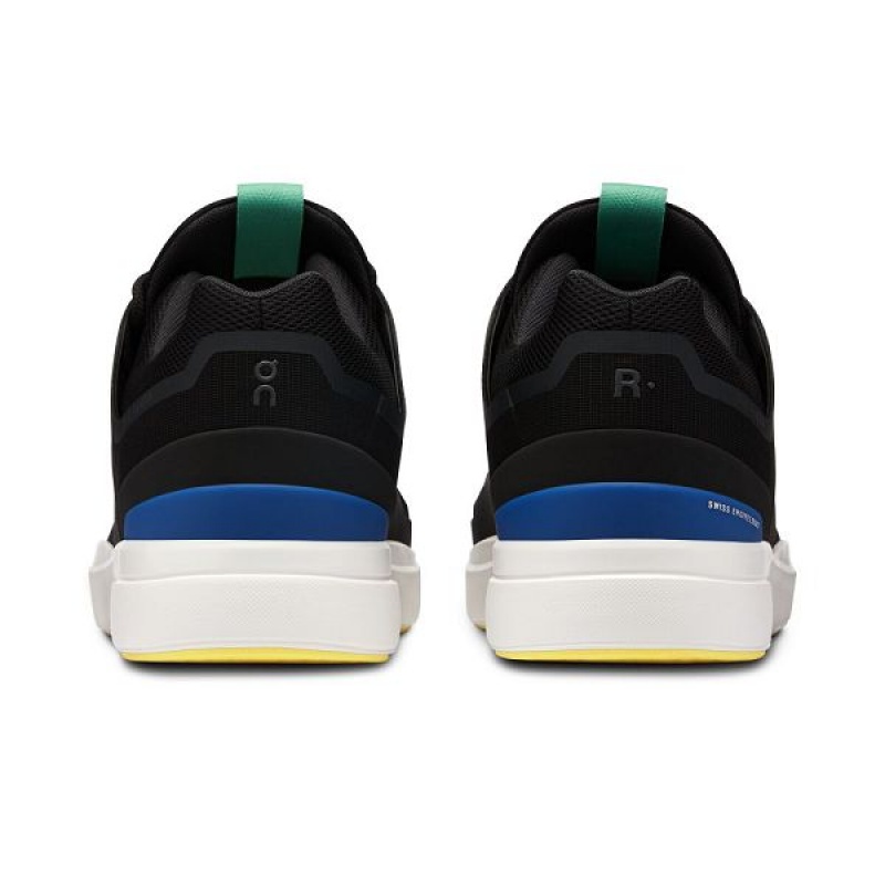 Black / Indigo Men's On Running THE ROGER Spin Sneakers | 3894617_PH