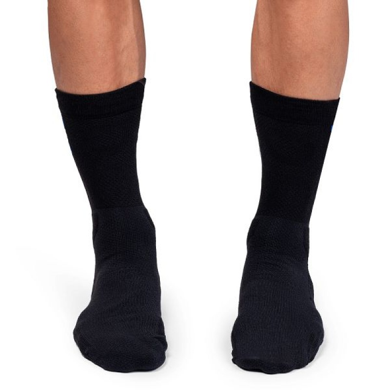 Black / Indigo Men's On Running Tennis Socks | 4197380_PH