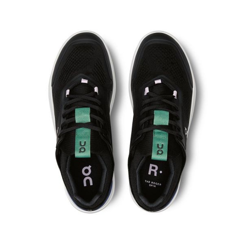 Black / Indigo Women's On Running THE ROGER Spin Sneakers | 851437_PH