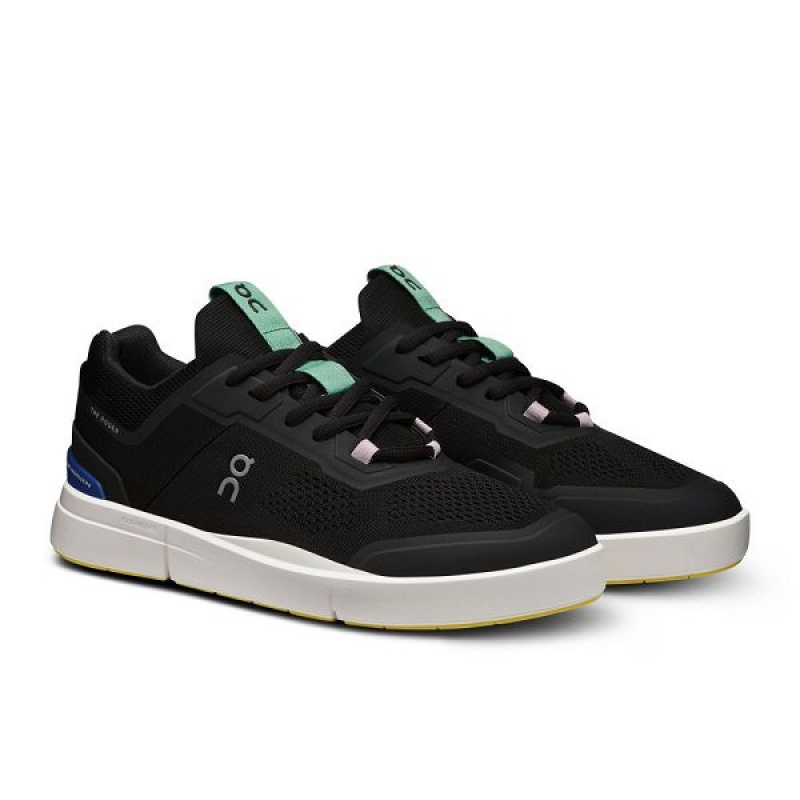 Black / Indigo Women's On Running THE ROGER Spin Sneakers | 851437_PH