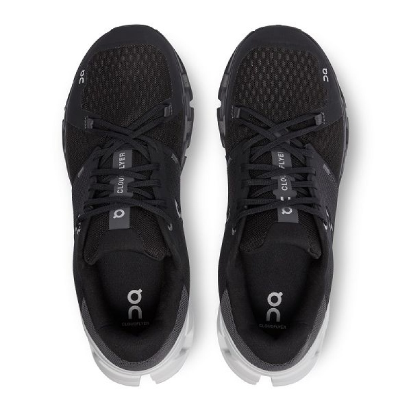 Black / White Men's On Running Cloudflyer 4 Road Running Shoes | 3726584_PH