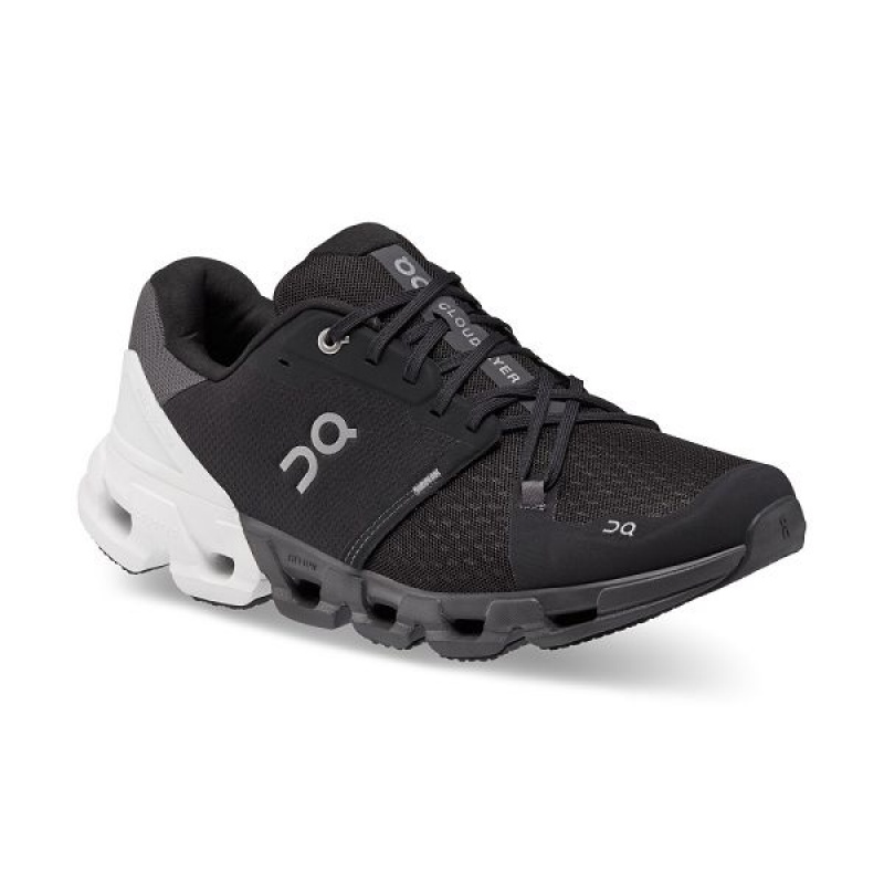 Black / White Men's On Running Cloudflyer 4 Road Running Shoes | 3726584_PH