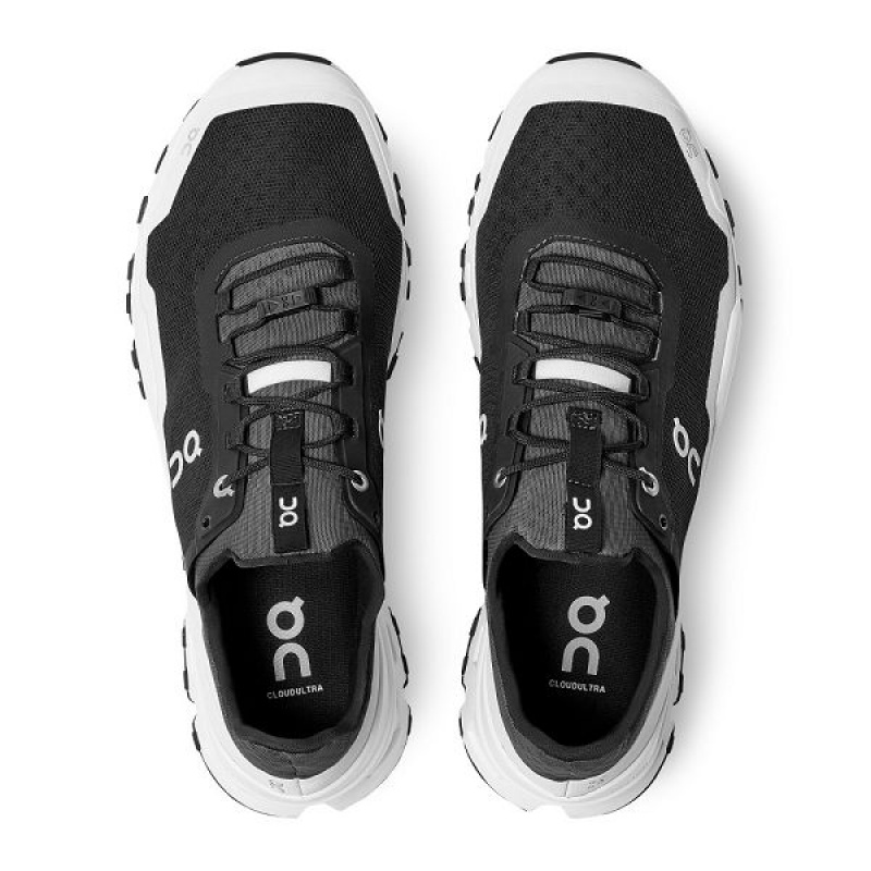 Black / White Men's On Running Cloudultra Trail Running Shoes | 4528097_PH