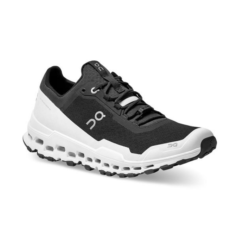 Black / White Men's On Running Cloudultra Trail Running Shoes | 4528097_PH