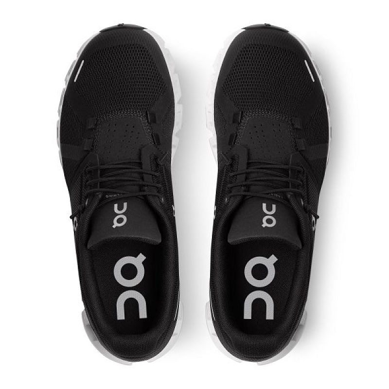 Black / White Women's On Running Cloud 5 Sneakers | 7542310_PH