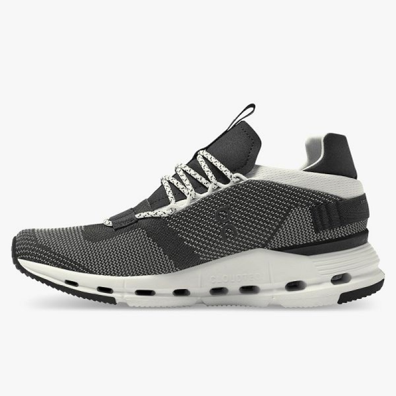 Black / White Women's On Running Cloudnova Sneakers | 643952_PH