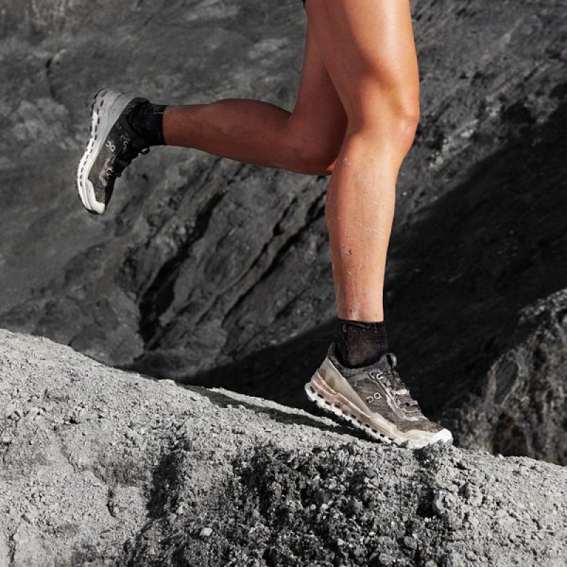 Black / White Women's On Running Cloudultra Trail Running Shoes | 9154837_PH