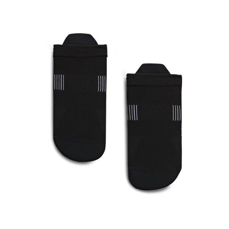 Black / White Women's On Running Ultralight Low Socks | 1453087_PH