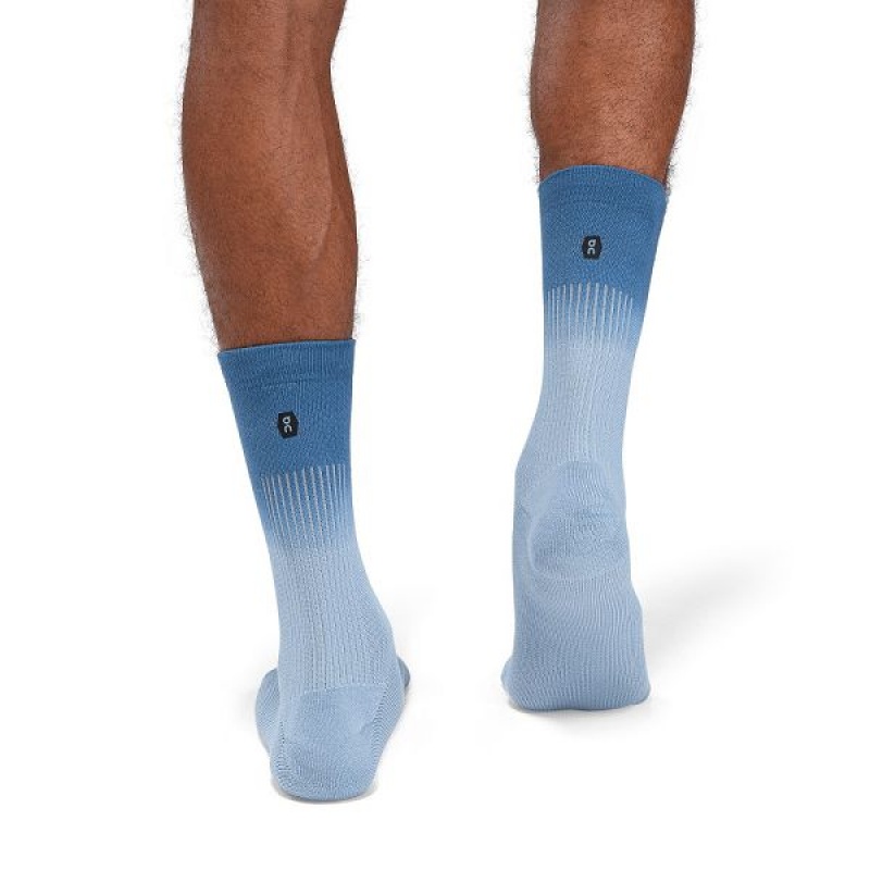 Blue Men's On Running All-Day Socks | 8712064_PH