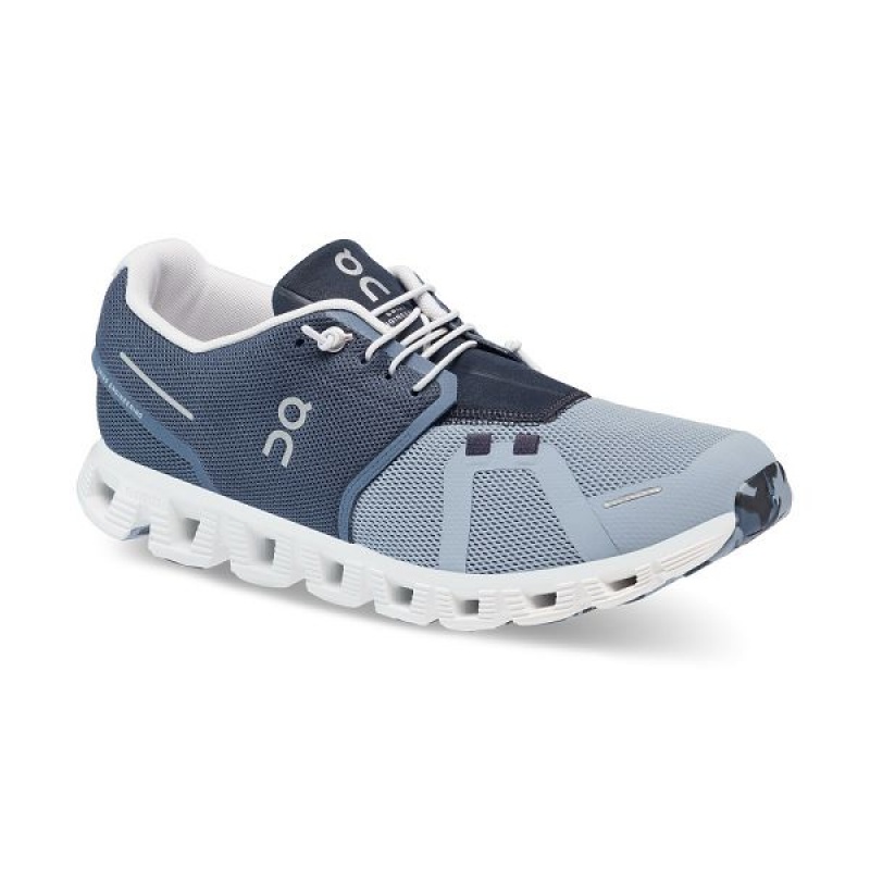 Blue Men's On Running Cloud 5 Fuse Sneakers | 9647802_PH