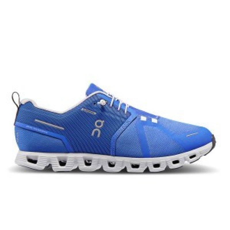 Blue Men\'s On Running Cloud 5 Waterproof Sneakers | 658427_PH