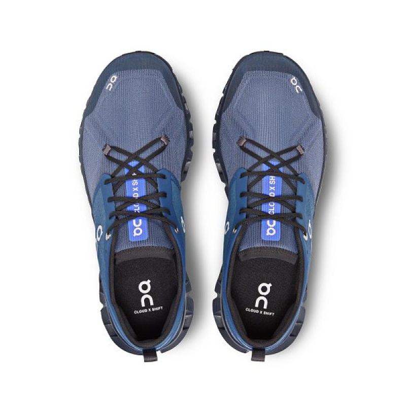 Blue Men's On Running Cloud X 3 Shift Sneakers | 9613420_PH