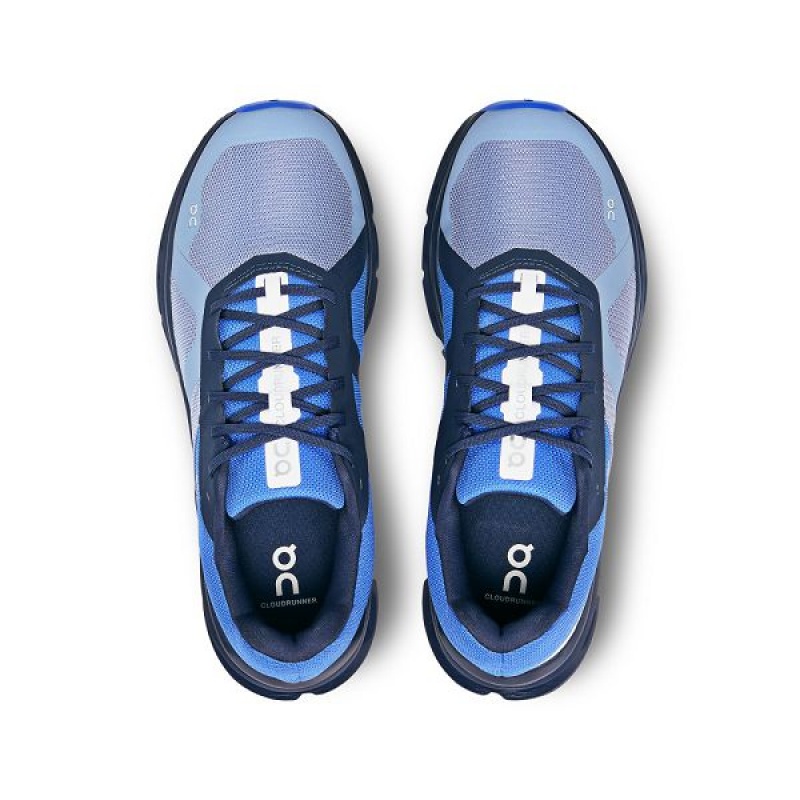 Blue Men's On Running Cloudrunner Road Running Shoes | 3817249_PH