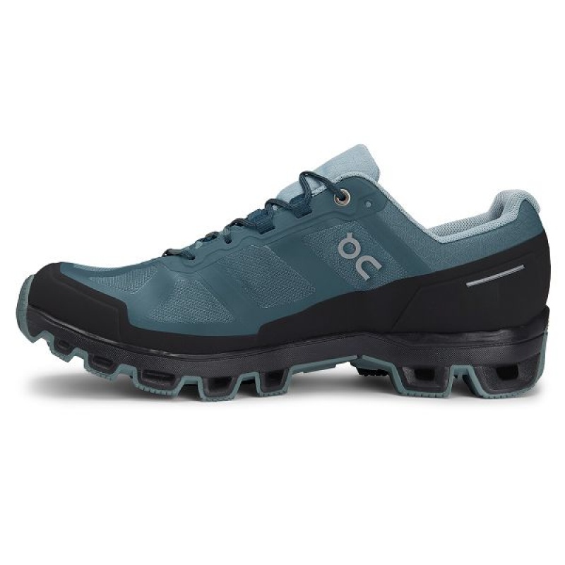 Blue Men's On Running Cloudventure Waterproof 2 Hiking Shoes | 6157804_PH