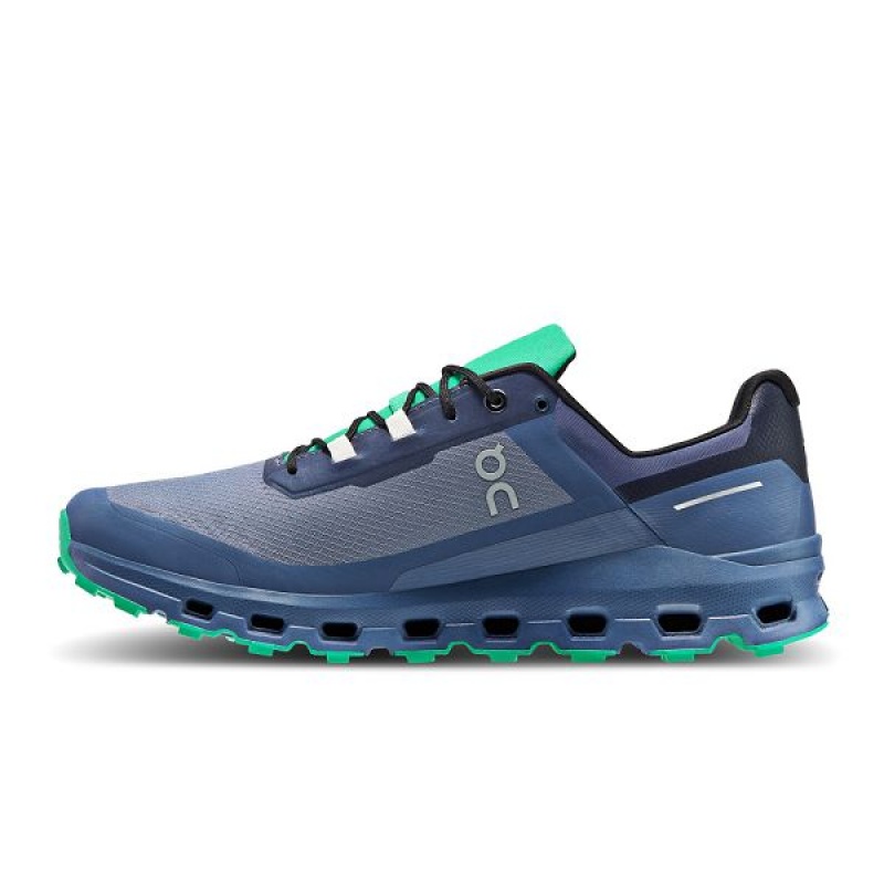 Blue Men's On Running Cloudvista Waterproof Trail Running Shoes | 6157028_PH