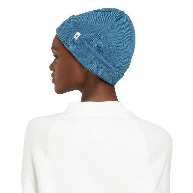 Blue Men's On Running Merino Beanie | 1296407_PH