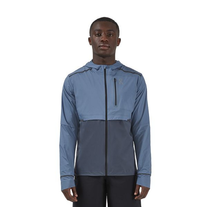 Blue Men\'s On Running Weather Jackets | 1052746_PH