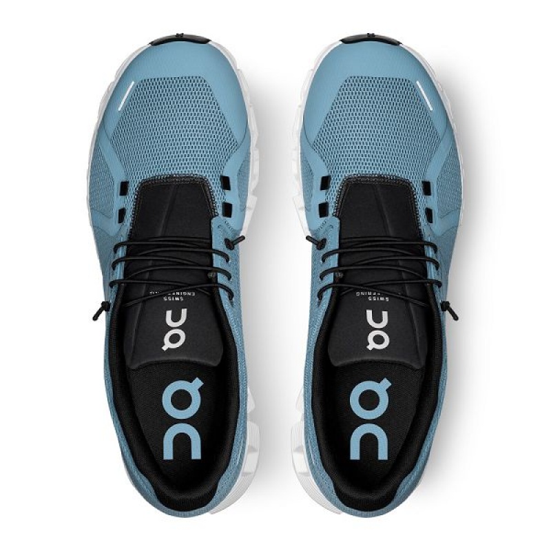 Blue / Black Men's On Running Cloud 5 Sneakers | 8193052_PH