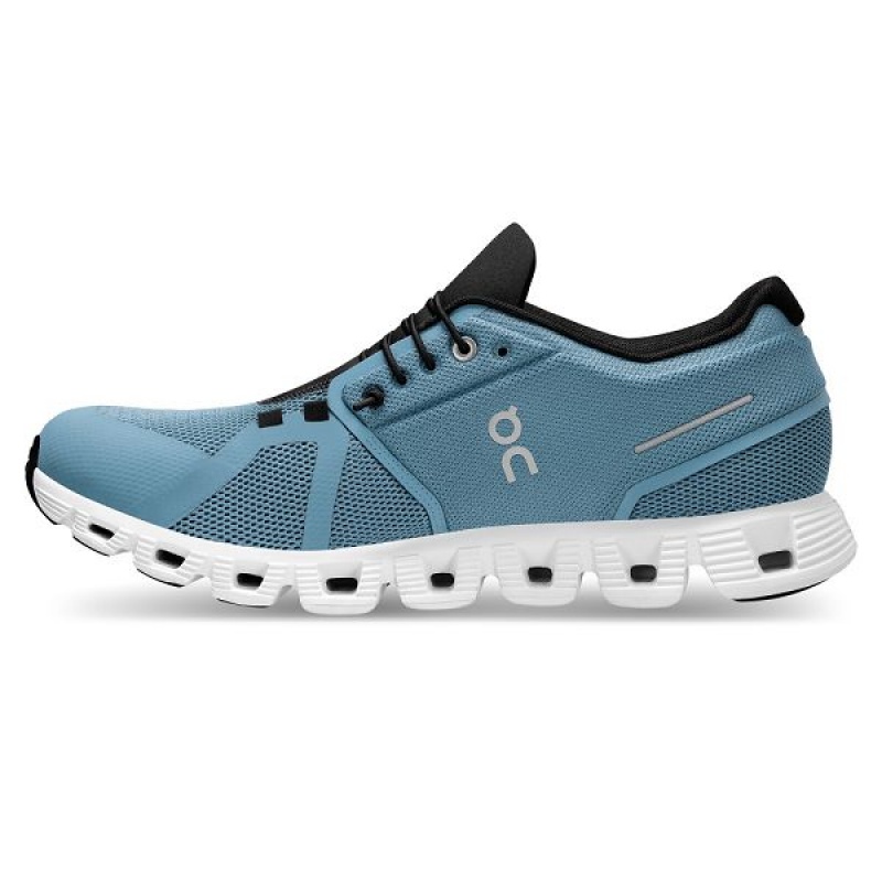 Blue / Black Men's On Running Cloud 5 Sneakers | 8193052_PH