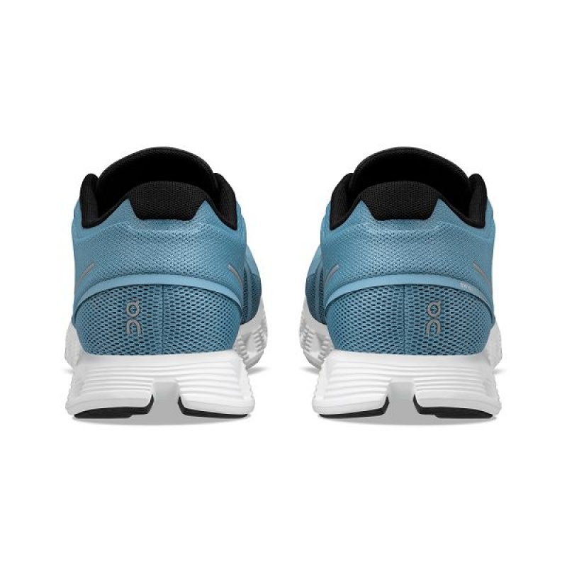 Blue / Black Men's On Running Cloud 5 Sneakers | 8193052_PH