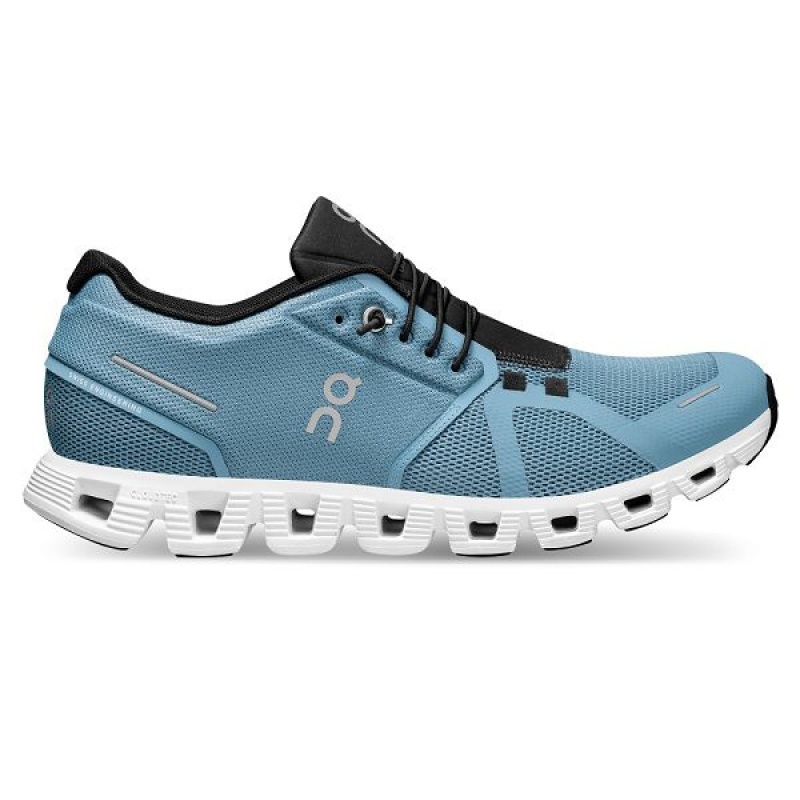 Blue / Black Men\'s On Running Cloud 5 Sneakers | 8193052_PH