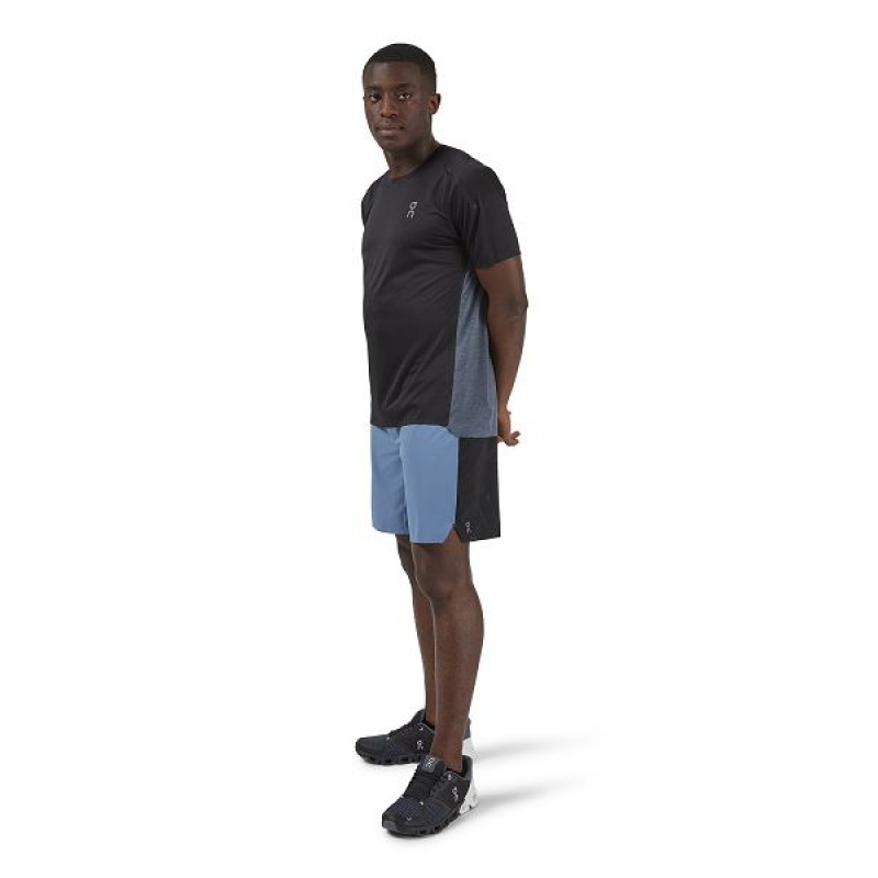 Blue / Black Men's On Running Lightweight 2 Shorts | 3758096_PH