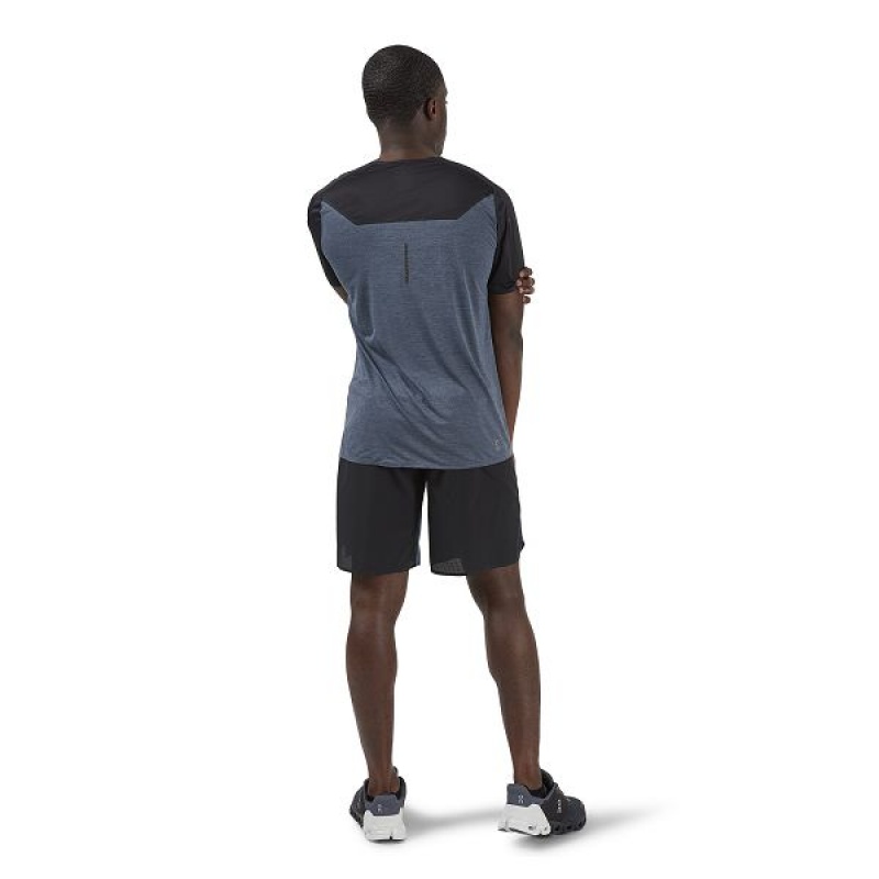 Blue / Black Men's On Running Lightweight 2 Shorts | 3758096_PH