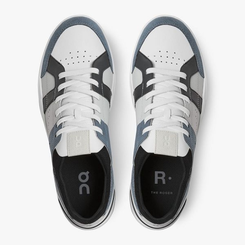 Blue / Black Men's On Running THE ROGER Clubhouse Sneakers | 872163_PH