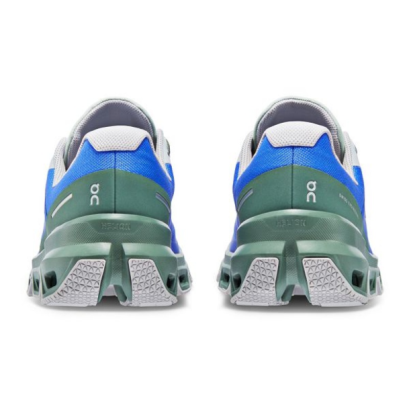 Blue / Dark Green Women's On Running Cloudventure Waterproof Hiking Shoes | 8930521_PH