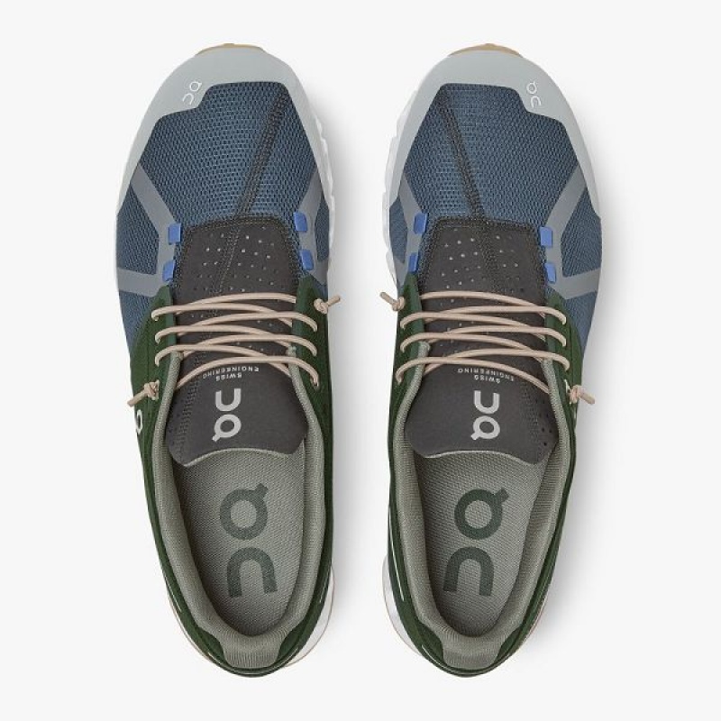 Blue / Green Men's On Running Cloud 70 | 30 Sneakers | 4695017_PH