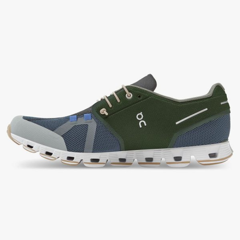 Blue / Green Men's On Running Cloud 70 | 30 Sneakers | 4695017_PH