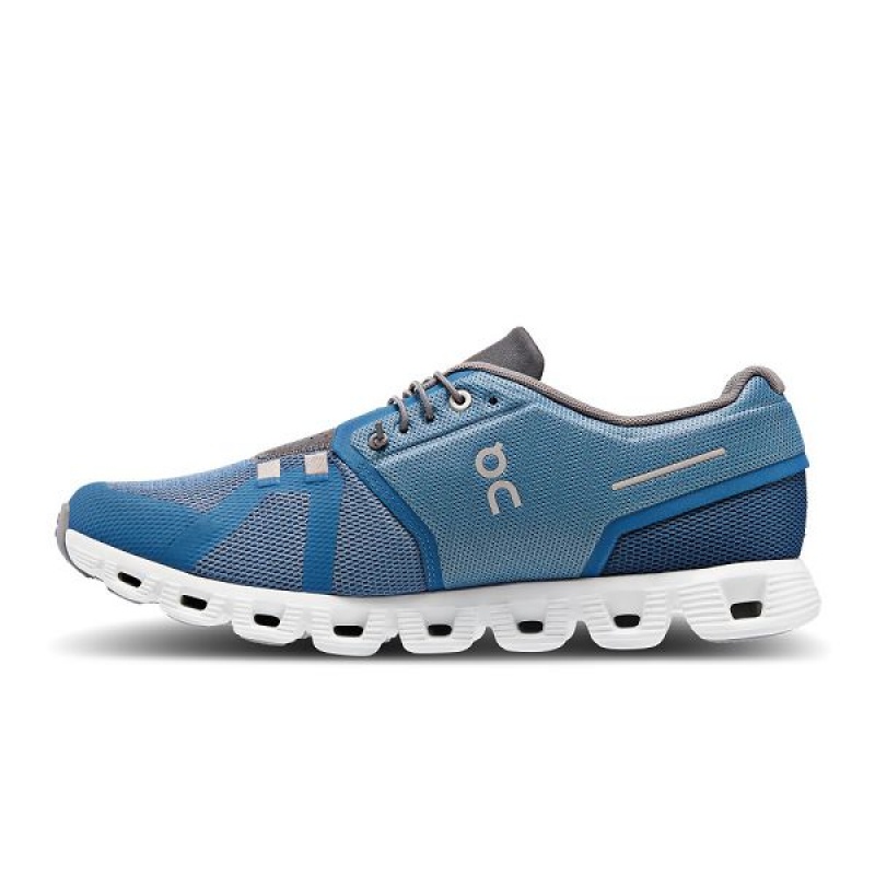 Blue / Grey Men's On Running Cloud 5 Sneakers | 4728036_PH