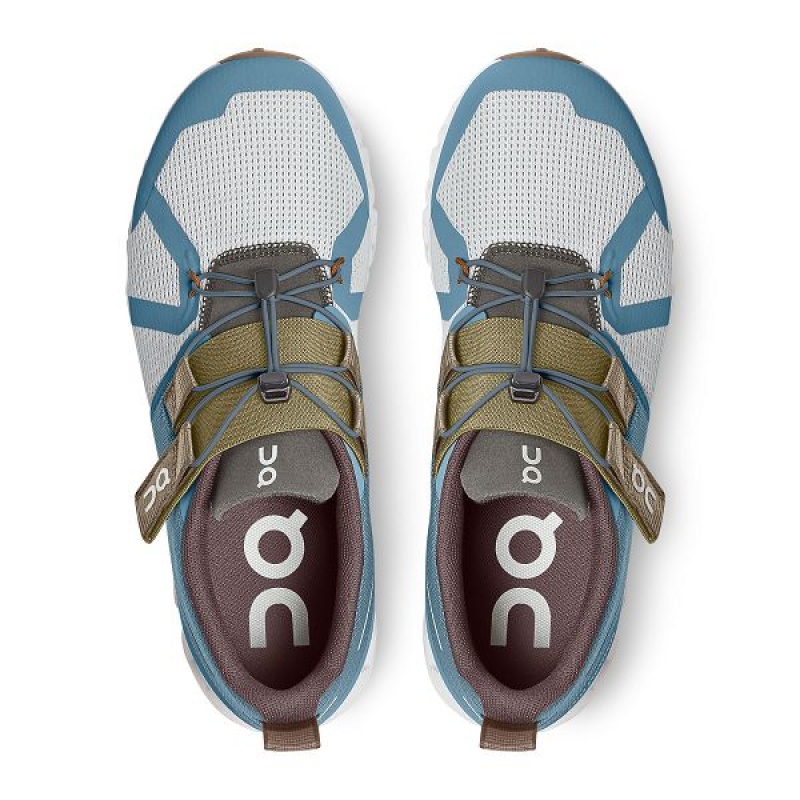 Blue / Grey Women's On Running Cloud Nexus Sneakers | 6794508_PH