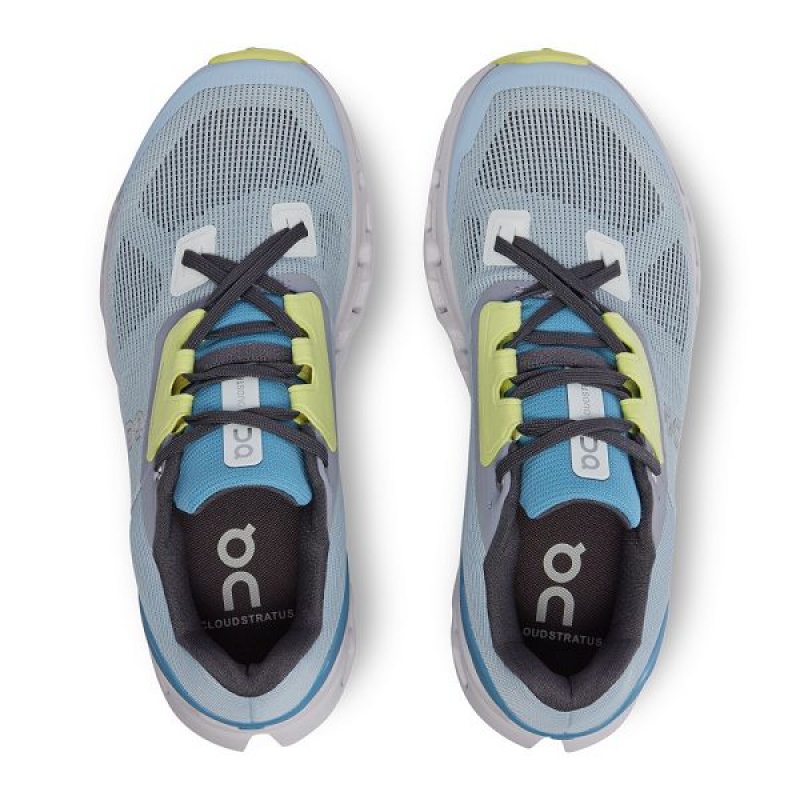 Blue / Lavender Women's On Running Cloudstratus Road Running Shoes | 957384_PH