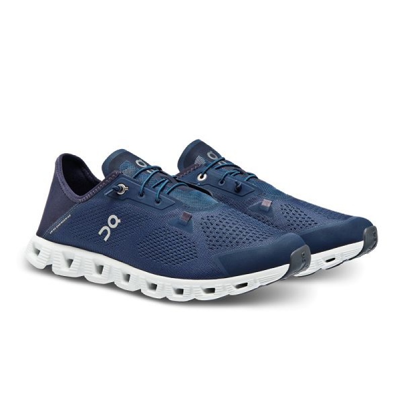 Blue / Navy Men's On Running Cloud 5 Coast Sneakers | 9513026_PH