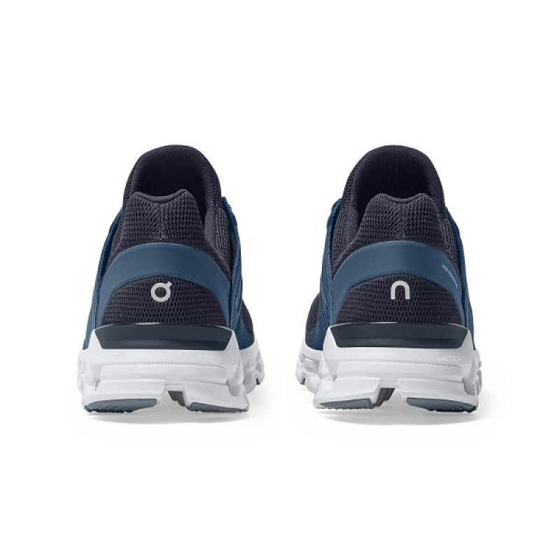 Blue / Navy Men's On Running Cloudswift Road Running Shoes | 7286143_PH