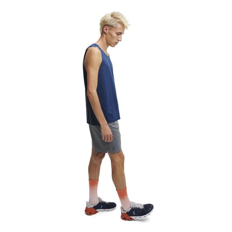 Blue / Navy Men's On Running Tank-T Tanks | 3489061_PH