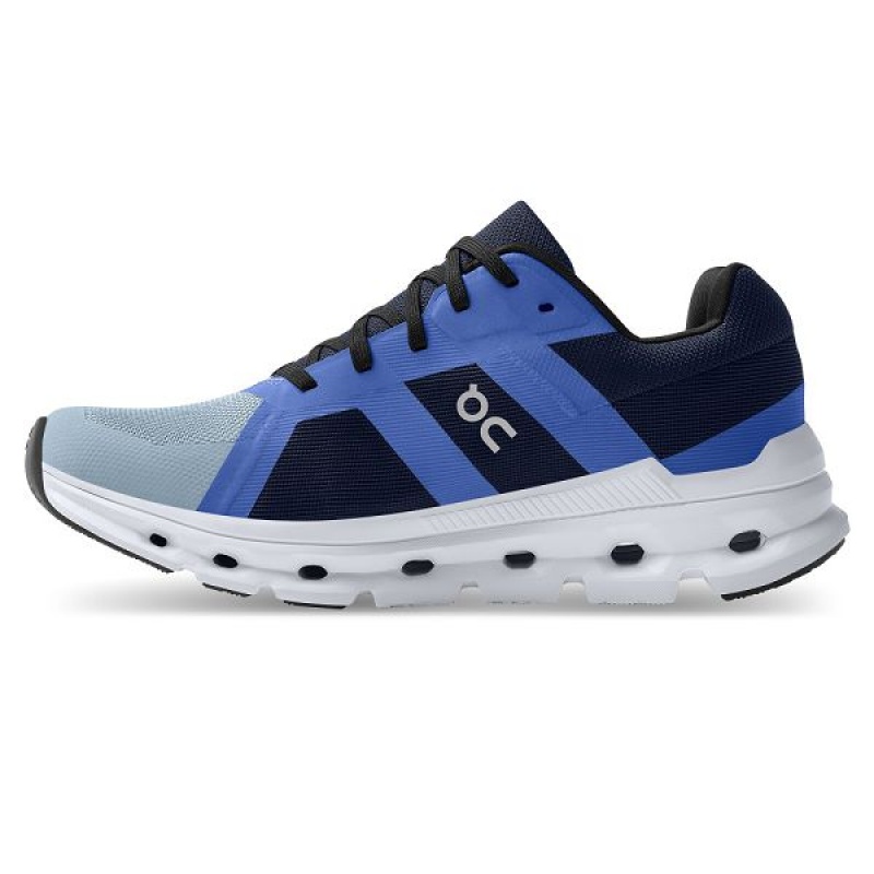 Blue / Navy Women's On Running Cloudrunner Road Running Shoes | 7431602_PH