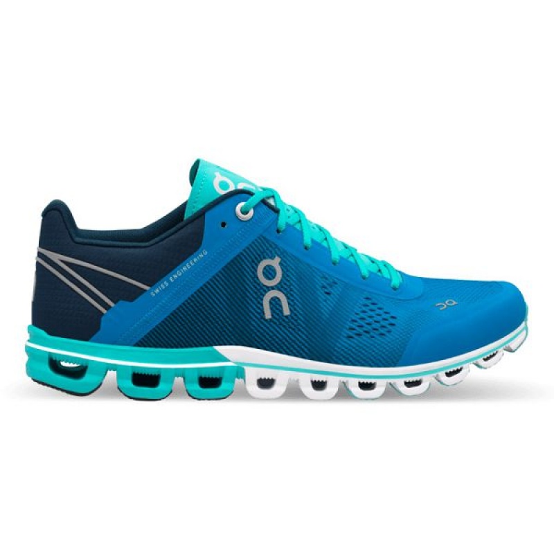 Blue / Turquoise Women\'s On Running Cloudflow 1 Road Running Shoes | 436179_PH