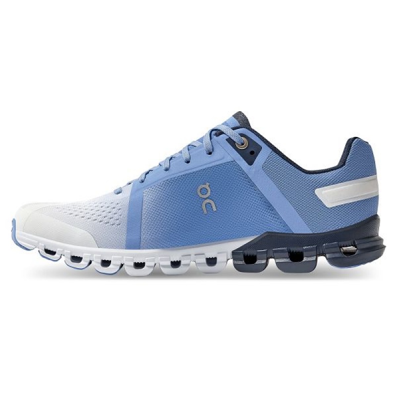 Blue / White Women's On Running Cloudflow Road Running Shoes | 5384196_PH