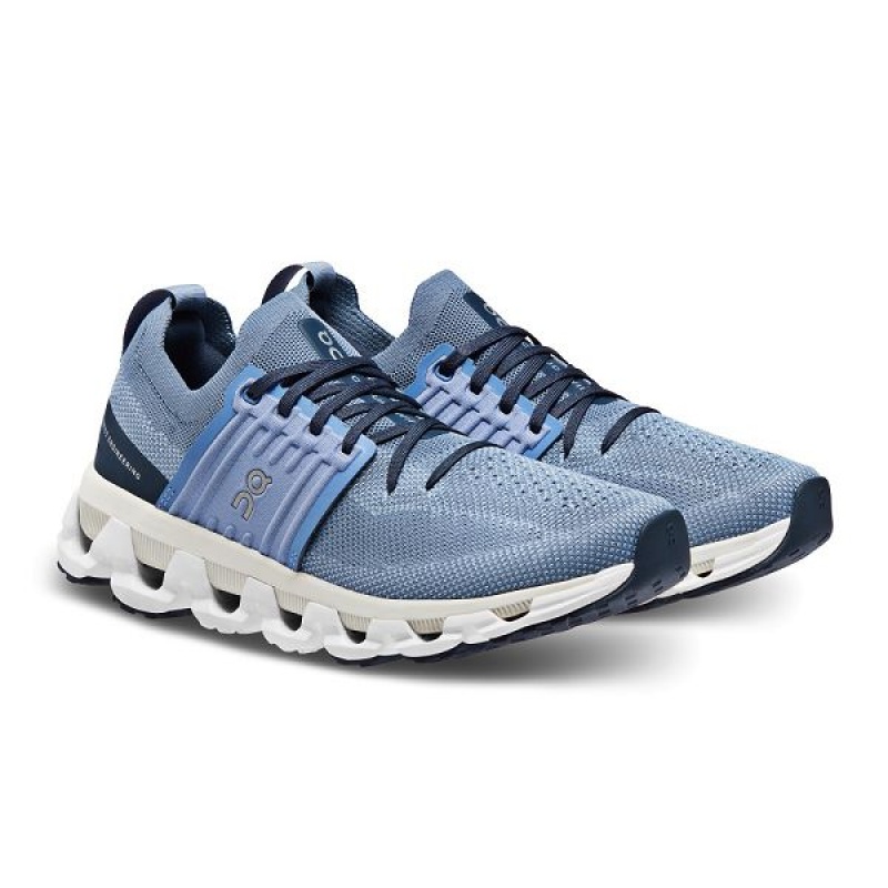 Blue / White Women's On Running Cloudswift 3 Road Running Shoes | 6934085_PH