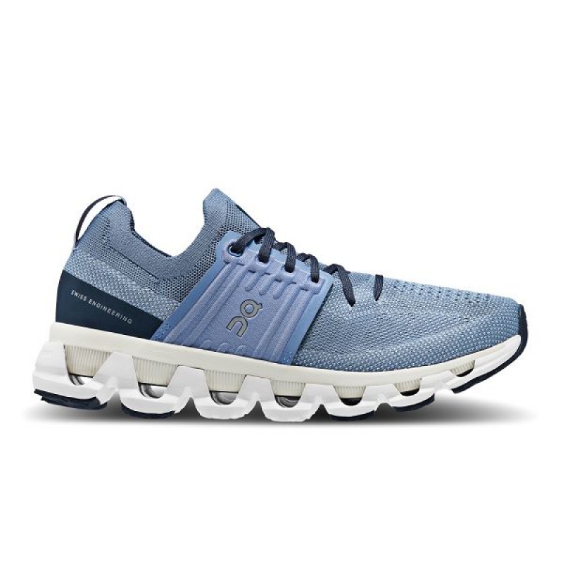 Blue / White Women\'s On Running Cloudswift 3 Road Running Shoes | 6934085_PH