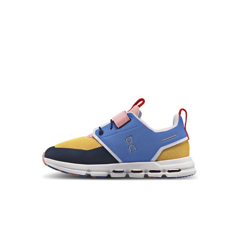 Blue / Yellow Kids' On Running Cloud Play Running Shoes | 2359186_PH